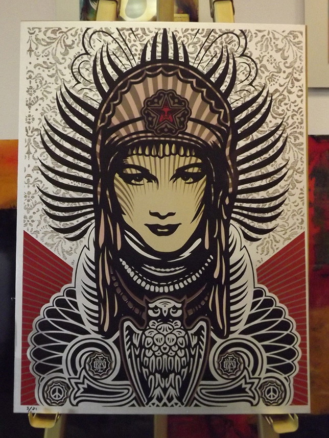 Anographics: EMEK TOOL OBEY PEACE GODDESS and more on ALUMINUM